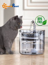 DownyPaws 2L Automatic Cat Water Fountain With Faucet Dog Water Dispenser Transparent Filter Drinker Pet Sensor Drinking Feeder